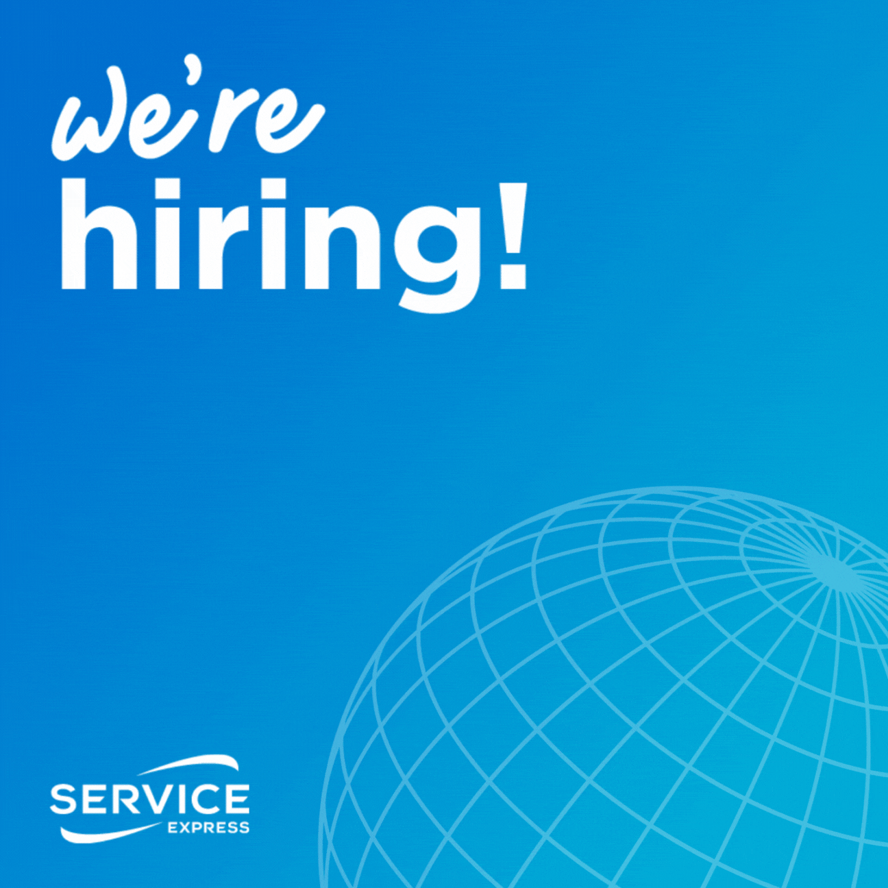 Hiring recruitment social media graphic